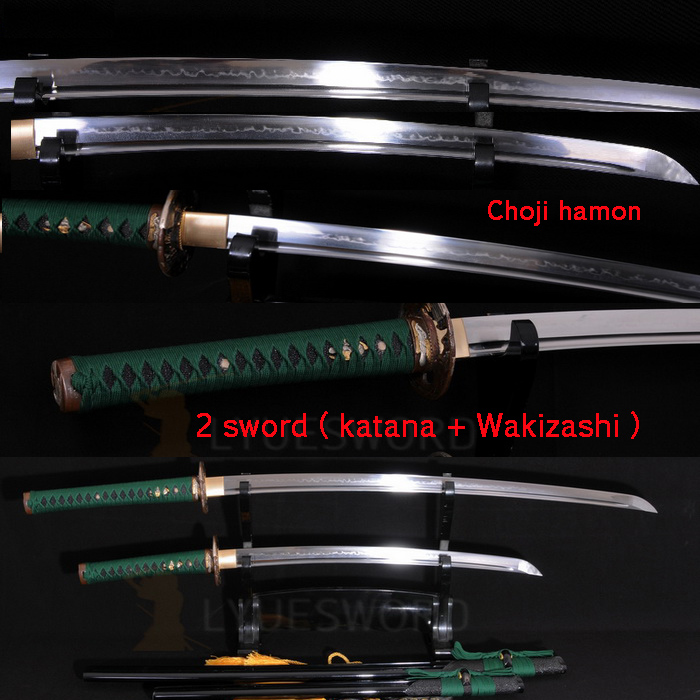 Details about   Japanese Short Sword Razor Sharp  Clay Tempered Blade Samurai Katana Wakizashi 