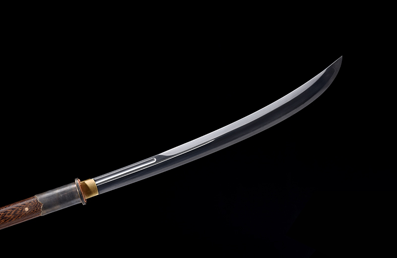 Japanese Yari Naginato 1095 Folded Steel Hazuya Polish Blade