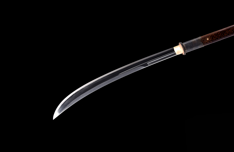 Japanese Yari Naginato 1095 Folded Steel Hazuya Polish Blade