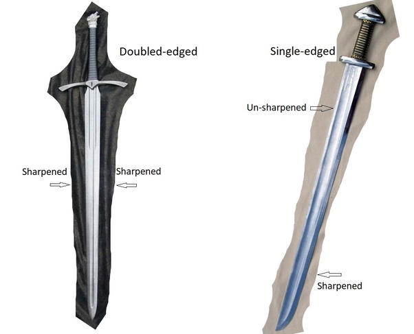 single-edged-sword-vs-double-edged-sword