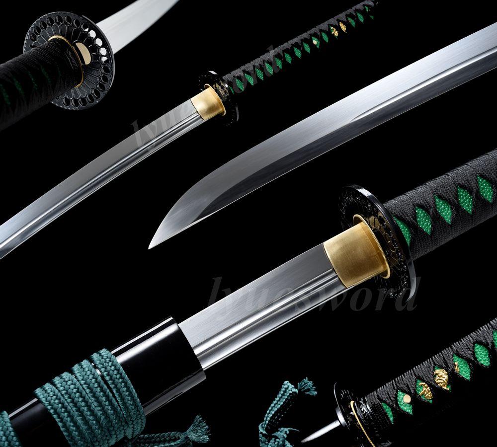 Real Japanese Samurai Sword Katana Hand Forged 9260 Spring Steel Full 